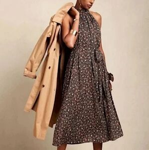 Banana republic halter midi dress